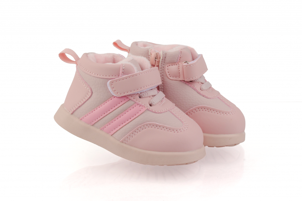 Осенние ботинки для девочек 51128 р. 18 Розовый