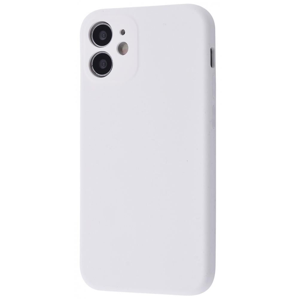 Чохол однотонний Baseus Liquid Silica Gel Protective Case iPhone 12 ivory white