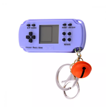 Игровая консоль портативная Keychain Tetris 23 games in 1 Blue (566766)