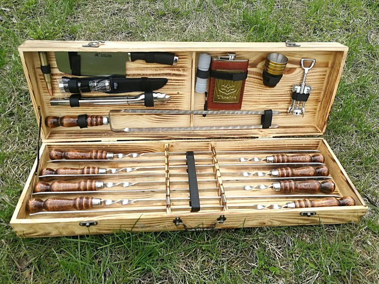 Набор шампуров Профи-1 в кейсе (10647786)