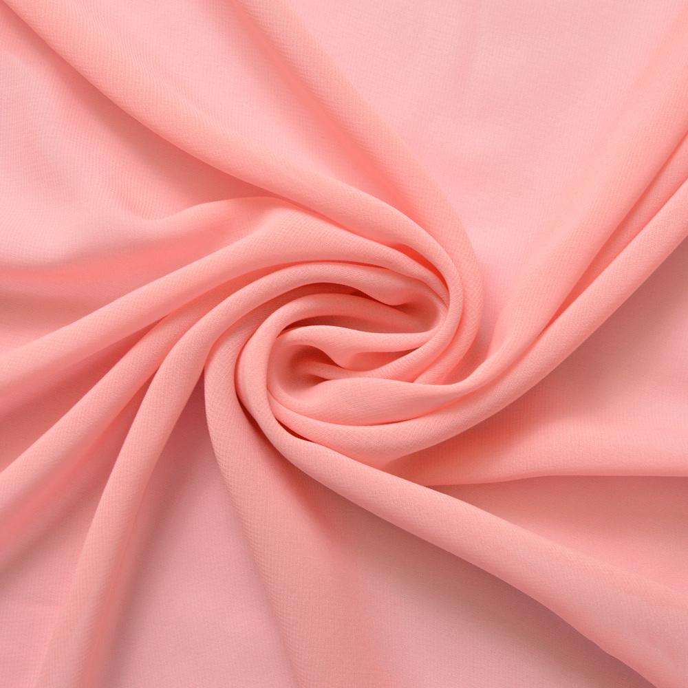 Шифон плательный Sheila Чайная роза (13733)