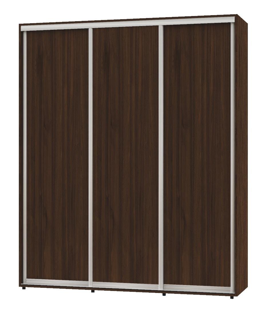 Шкаф-купе трехдверный Алекса ШК-05 ДСП 230х60х250 см Орех селект каменный - фото 1 Шкаф-купе трехдверный Алекса ШК-05 ДСП 230х60х250 см Орех селект каменный - фото 1