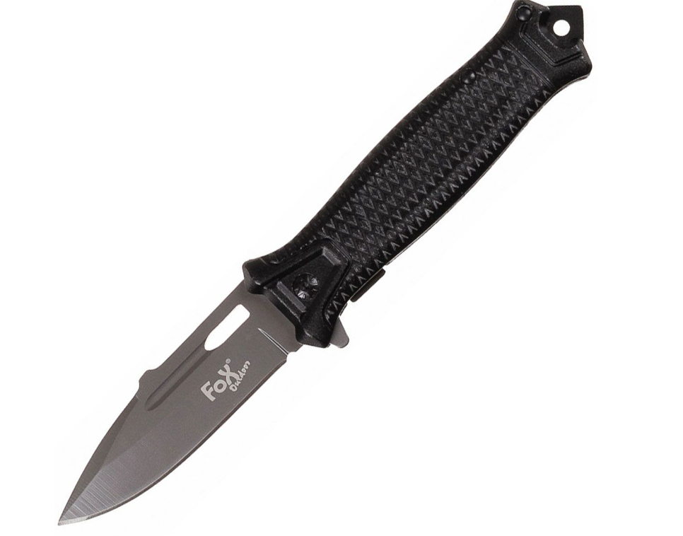 Нож складной для выживания MFH Fox Outdoor Jack Knife Snake Black (45551A)