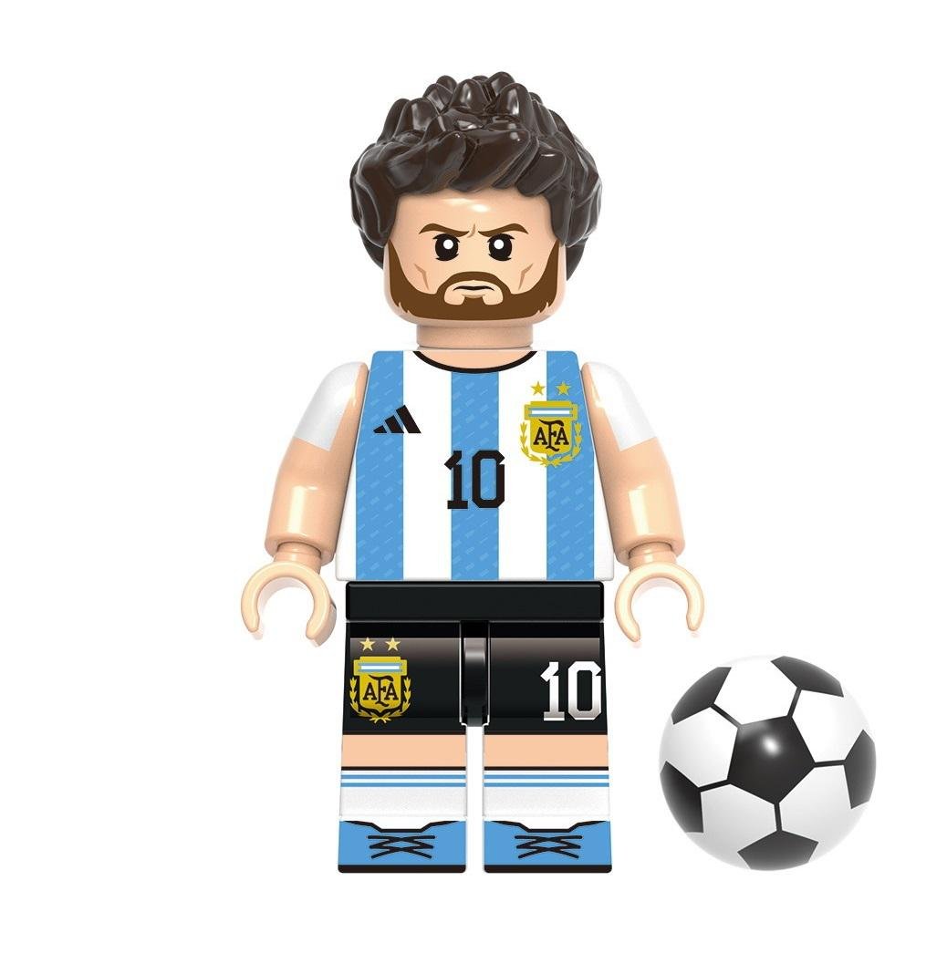 Конструктор человечек Лионель Месси в форме сборной Аргентины (26972664)