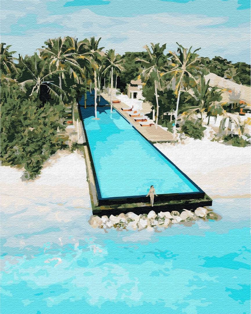 Картина по номерам Остров для двоих Brushme 40x50 см Картина по номерам Остров для двоих Brushme 40x50 см