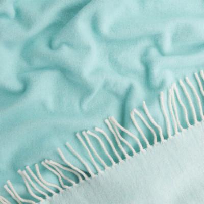 Плед бовария дабл 140х200 см Бело-Мятный - фото 2