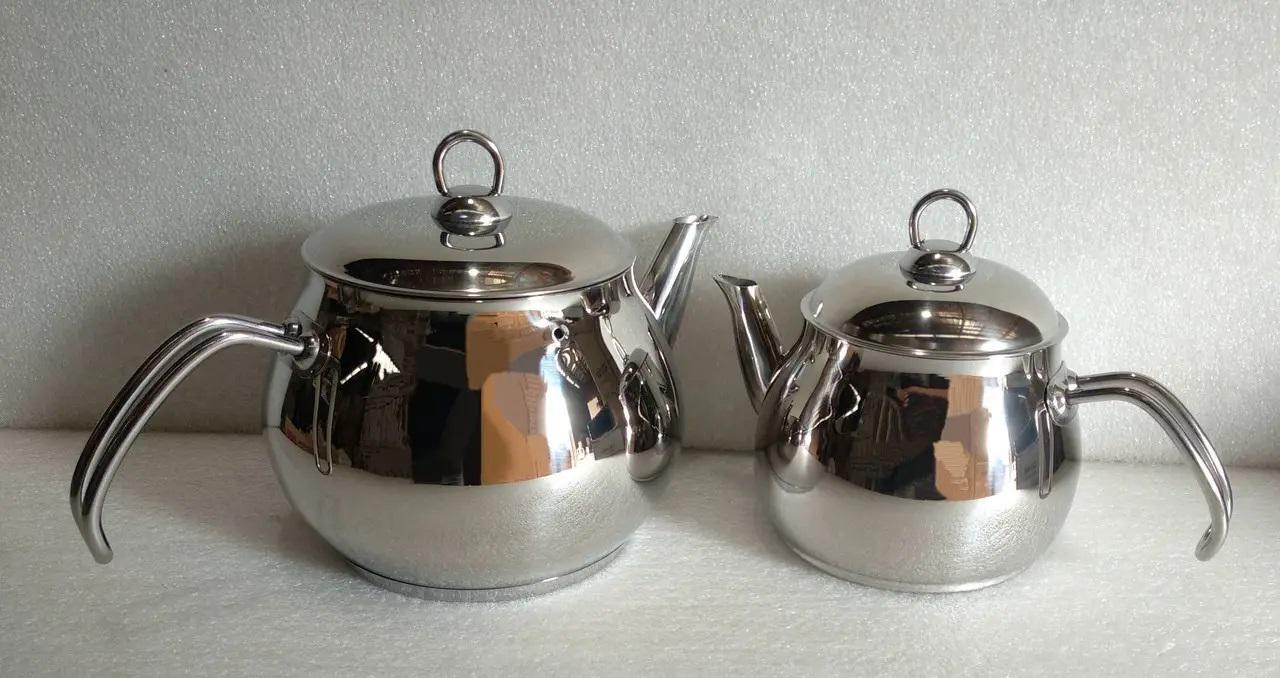 Чайник двухъярусный OMS Collection 8012-XL 1,4/2,8 л (87924) - фото 2 Чайник двухъярусный OMS Collection 8012-XL 1,4/2,8 л (87924) - фото 2