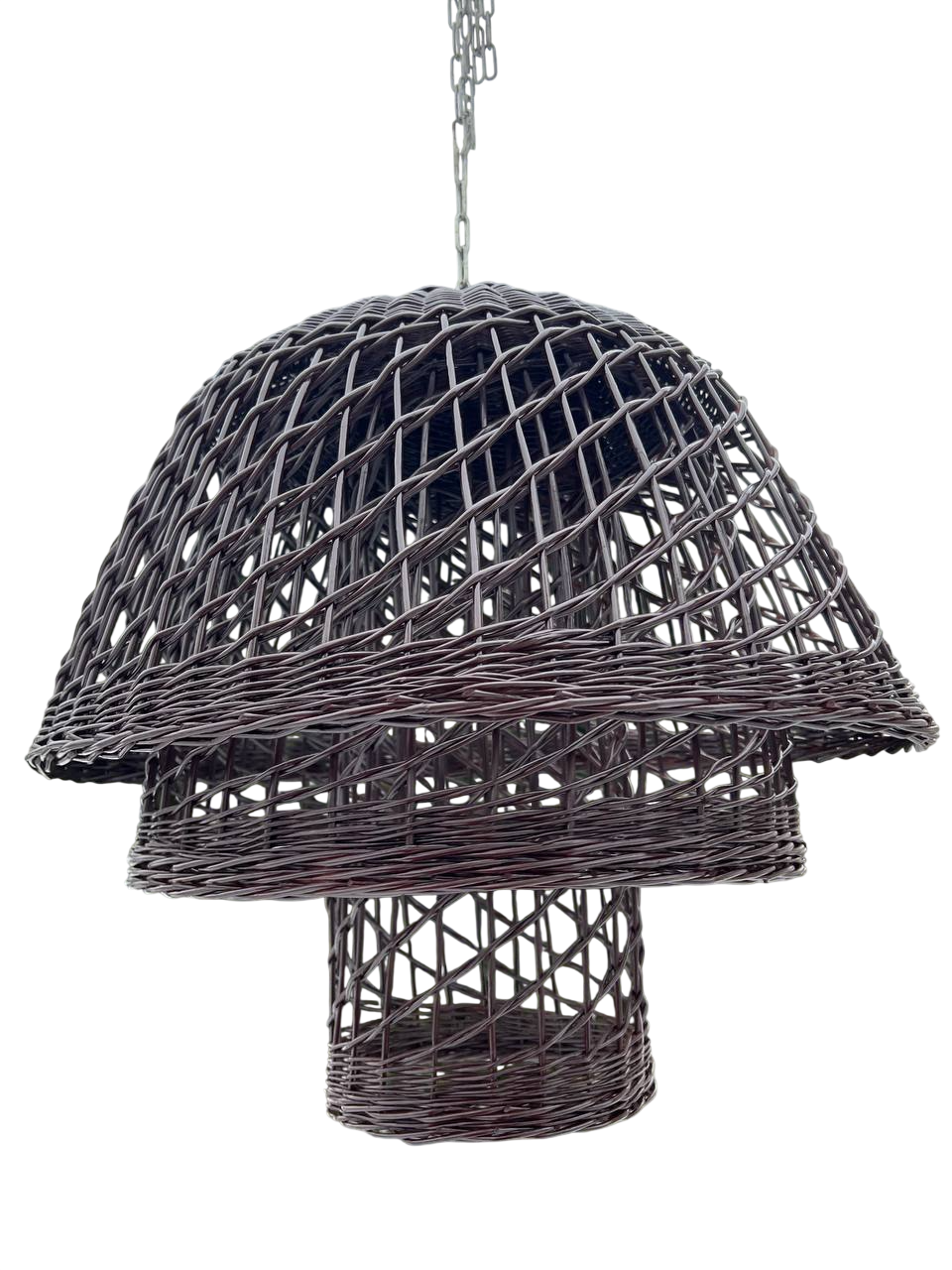 Люстра из лозы плетеная Сімейний Затишок Коричневый Люстра из лозы плетеная Сімейний Затишок Коричневый