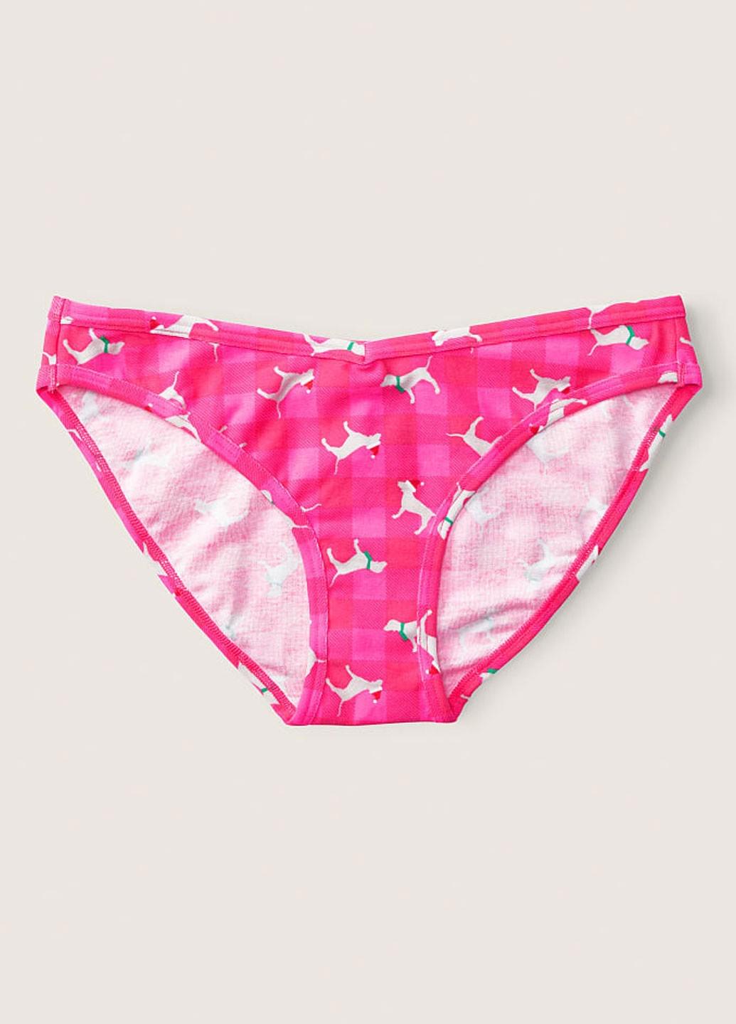 Женские трусы Victoria's Secret 3560000402867QV3L L Розовый (56952282)