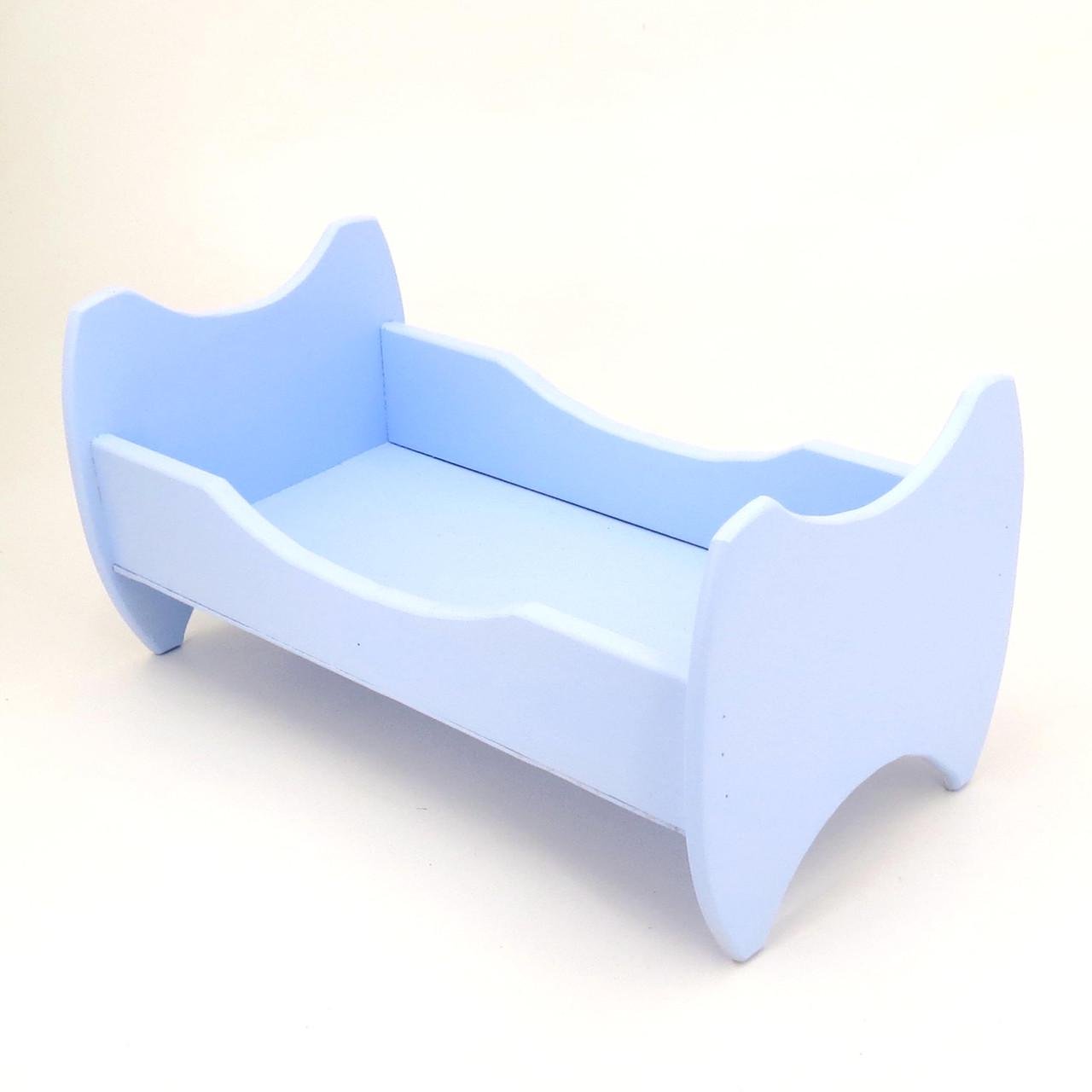 Кровать для кукол из дерева Жасмин Ирис (КРТ-000752)