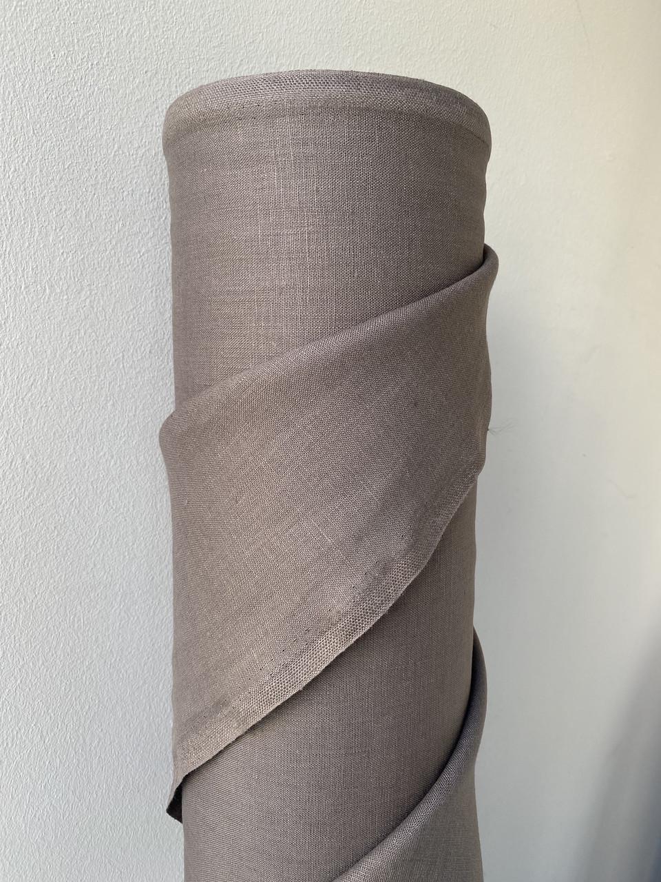 Ткань LINEN PLUS 100% лен 143 см 821 Серо-коричневый Ткань LINEN PLUS 100% лен 143 см 821 Серо-коричневый