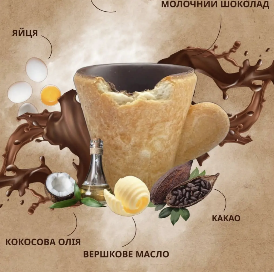 Подарочный набор 8 шт. съедобных чашек с маршмеллоу на Новый год/Рождество/Николая печенье/шоколад/маршмеллоу для горячих напитков (Е500137(8) - фото 6