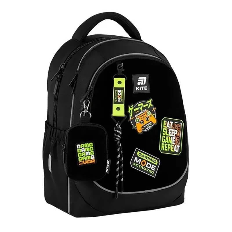Шкільний рюкзак Kite Education 700 Gaming Mode 18л Чорний (K25-700M-5)