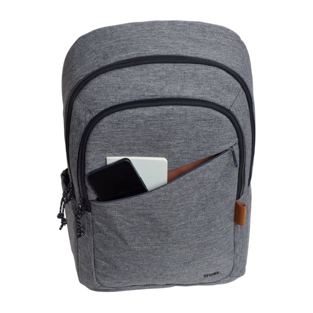 Рюкзак для ноутбука Trust Avana Laptop Backpack 16" Сірий (24981) - фото 2