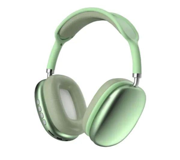 Наушники беспроводные P9 Max Bluetooth Green