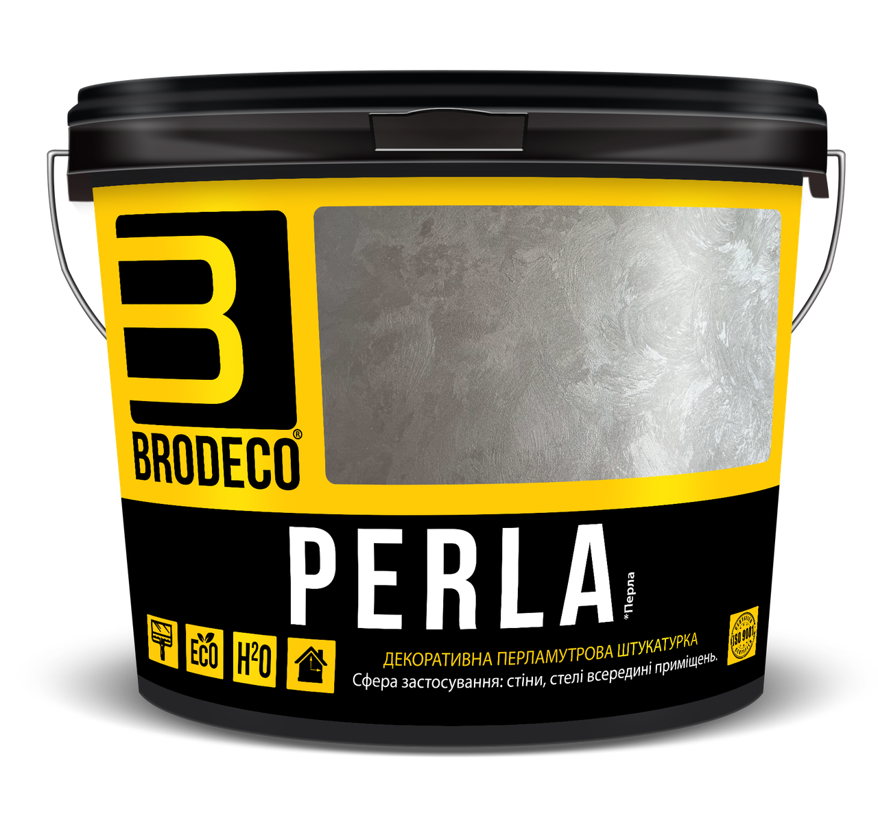 Штукатурка BRODECO с металлическим блеском Perla 10 кг Перламутровый (2450083550) - фото 1 Штукатурка BRODECO с металлическим блеском Perla 10 кг Перламутровый (2450083550) - фото 1