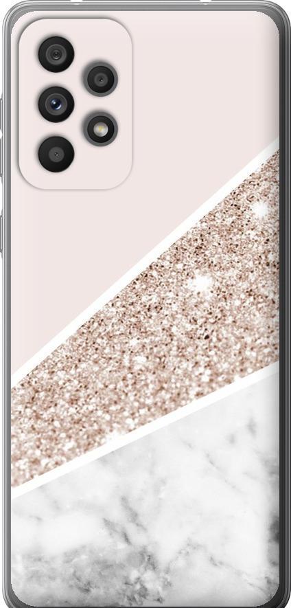Чехол на Samsung Galaxy A73 A736B Пастельный мрамор (4342u-2586-42517)