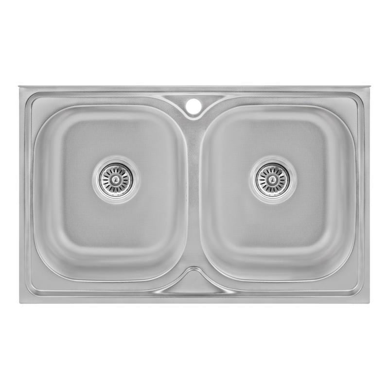 Кухонная мойка Lidz 5080 Decor 0,8 мм (LIDZ5080DEC08)