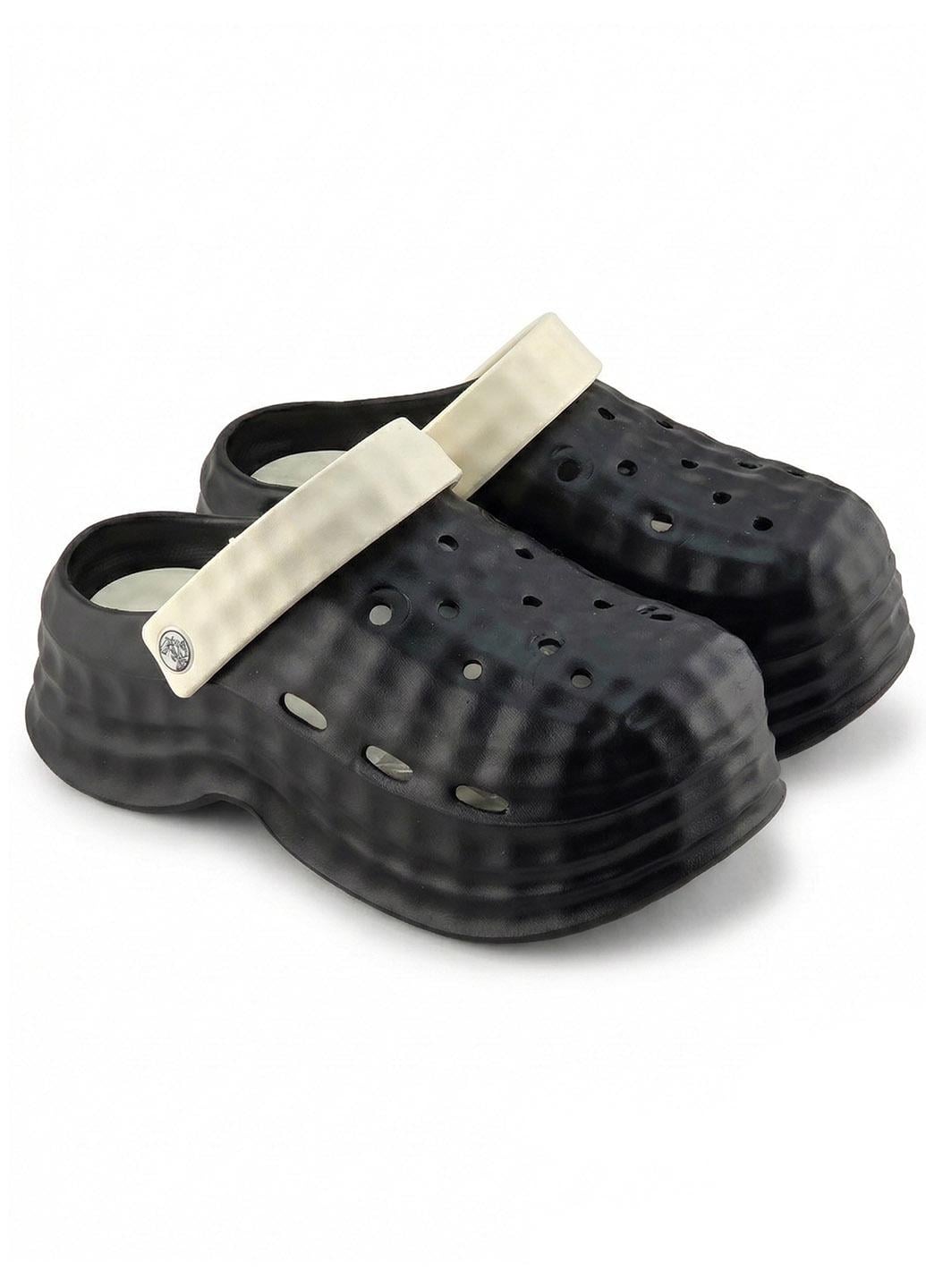 Крокси жіночі з джибітсами р. 39/40 25 см Чорний (2503-5-2) Крокси жіночі з джибітсами р. 39/40 25 см Чорний (2503-5-2)