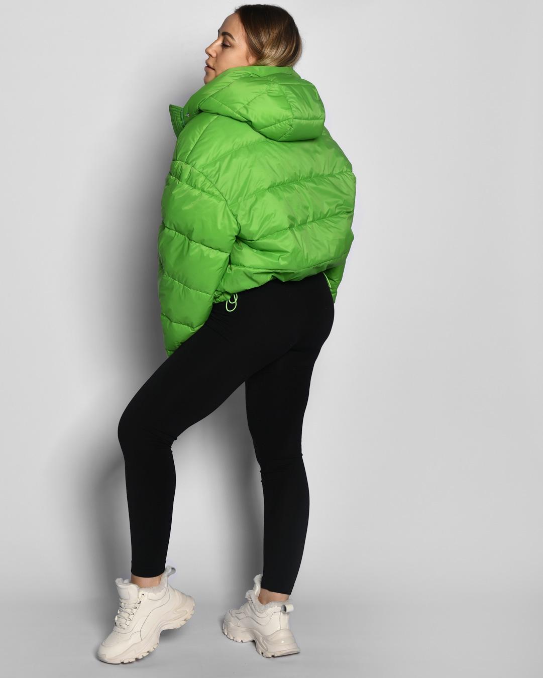 Куртка X-Woyz LS-8919-12 р. 46 Салатовий - фото 4 Куртка X-Woyz LS-8919-12 р. 46 Салатовий - фото 4