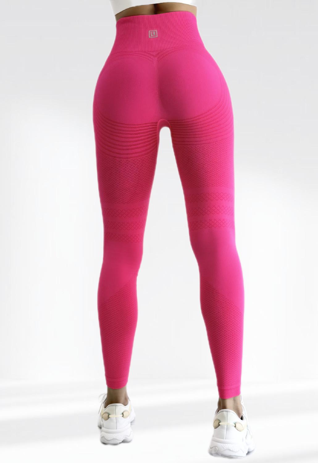 Лосины для фитнеса LILAFIT пуш ап M Розовый (LFL000079) - фото 4 Лосины для фитнеса LILAFIT пуш ап M Розовый (LFL000079) - фото 4