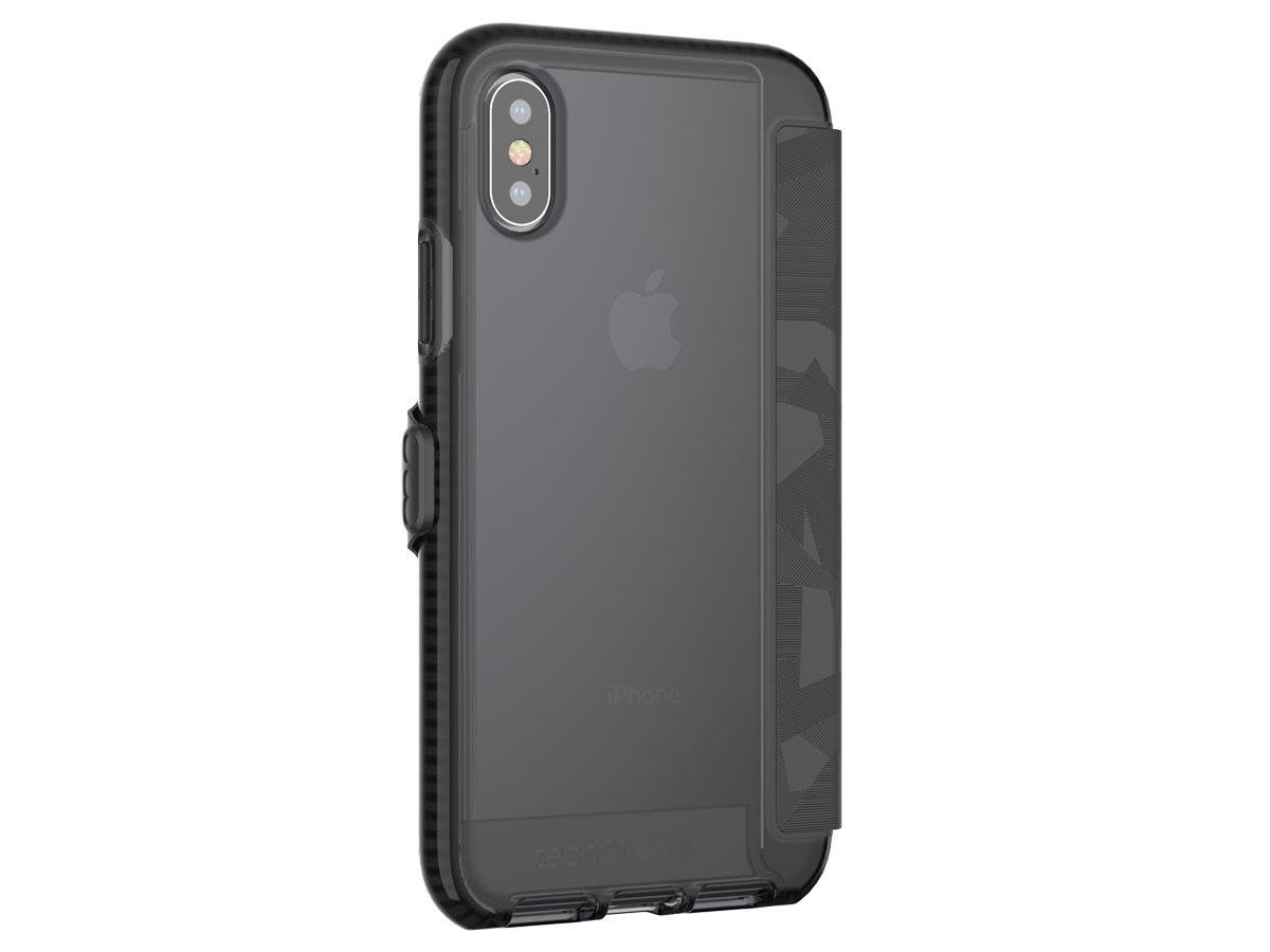 Противоударный чехол Evo Wallet IP книжка tech21 для Apple iPhone X/XS Black (11015704) - фото 7