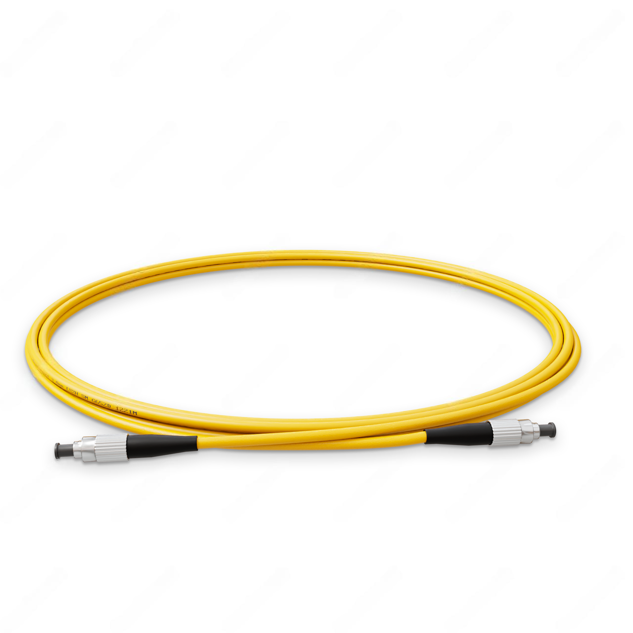 Патч-корд оптический Simplex FC/UPC-FC/UPC LSZH Singlemode G.652.D 3 мм 1 м Желтый (2563285623)