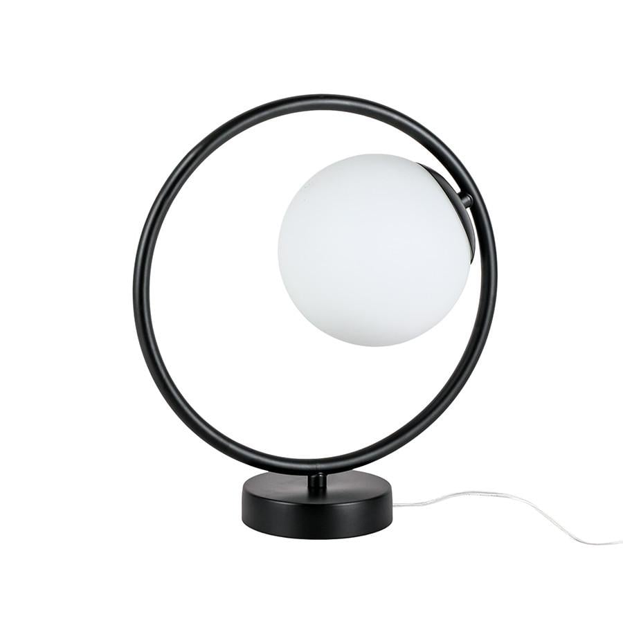 Настольная лампа 7841028-1 BK/WH Черный/Белый