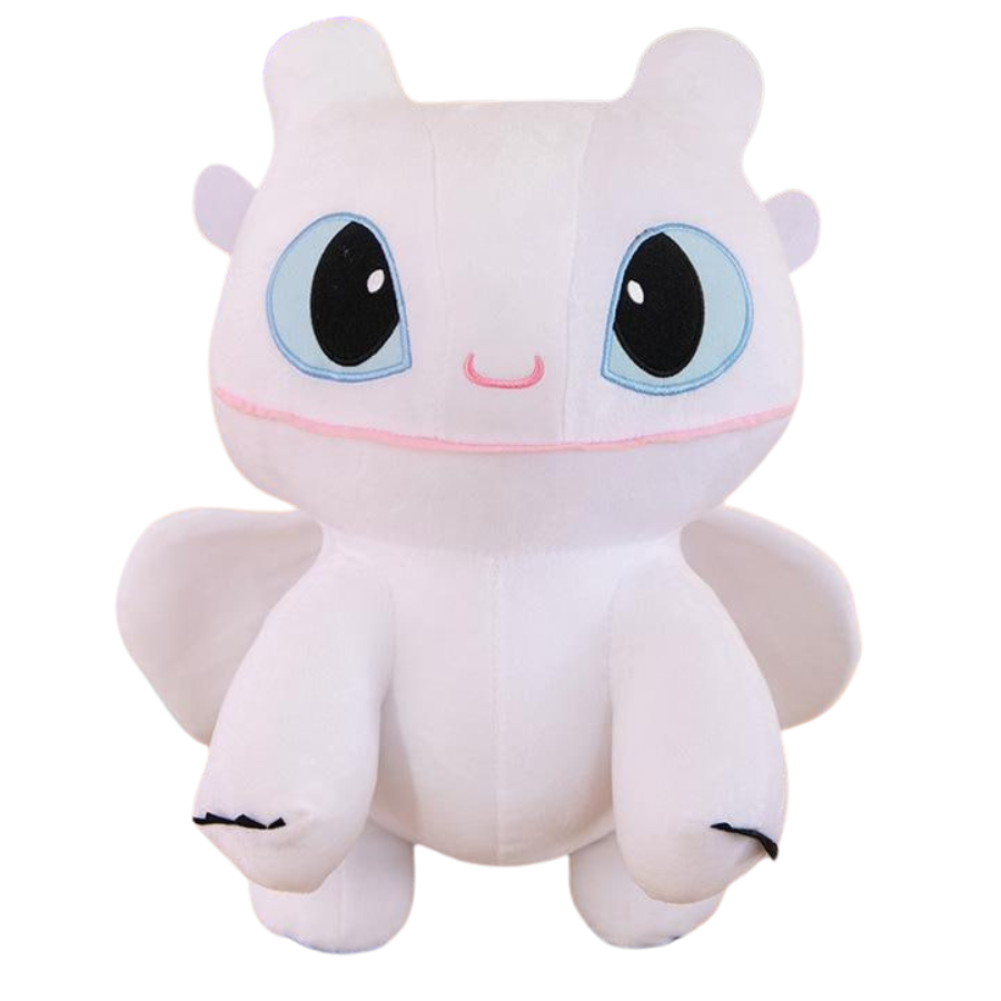 Мягкая игрушка дракон Беззубик дневная фурия Как приручить дракона 55 см Белый (9082/55)