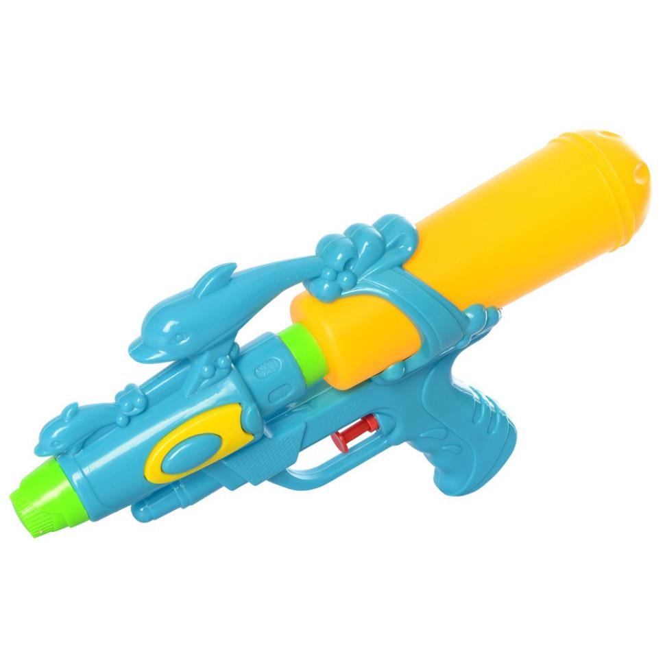 Дитячий водяний пістолет Bambi MR 0293 27 см Blue-Yellow (RLT53714) Дитячий водяний пістолет Bambi MR 0293 27 см Blue-Yellow (RLT53714)