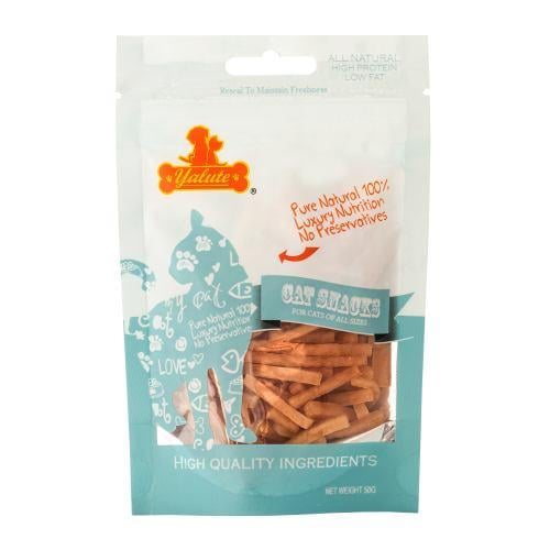Ласощі Yalute Short Chicken Slices для котів шматочки курки 50 г Ласощі Yalute Short Chicken Slices для котів шматочки курки 50 г