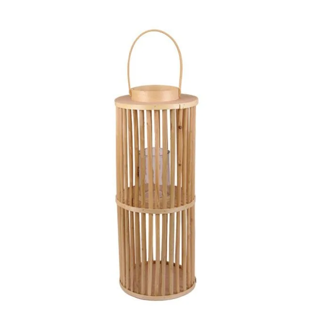 Подсвечник-фонарь с ручкой Flora Lucie Natural (35453)
