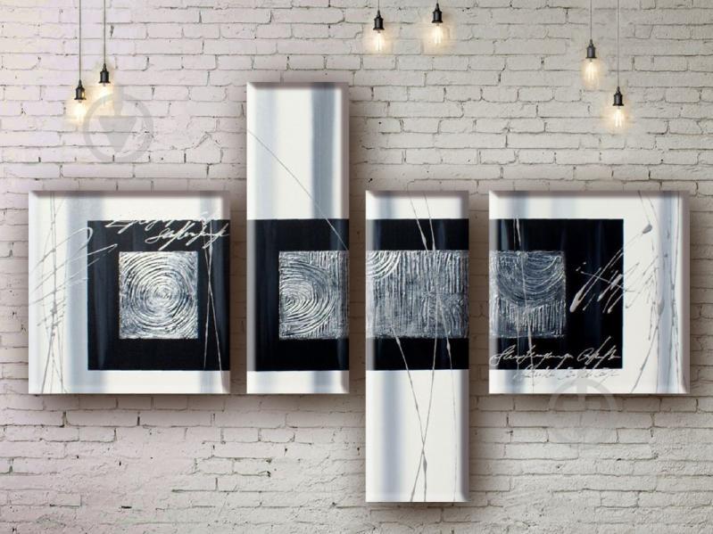 Модульная картина акрилом абстракция ArtStar MHM17_4_035 размер 80 х 120 см