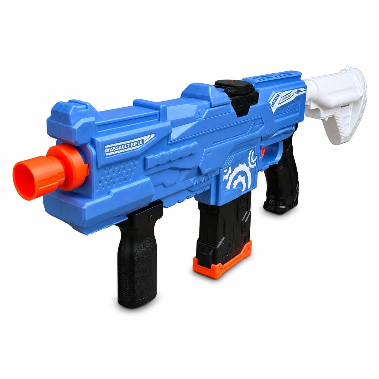 Бластер автоматический водяной Water Gun аккумулятором 63 см Blue (M1079)