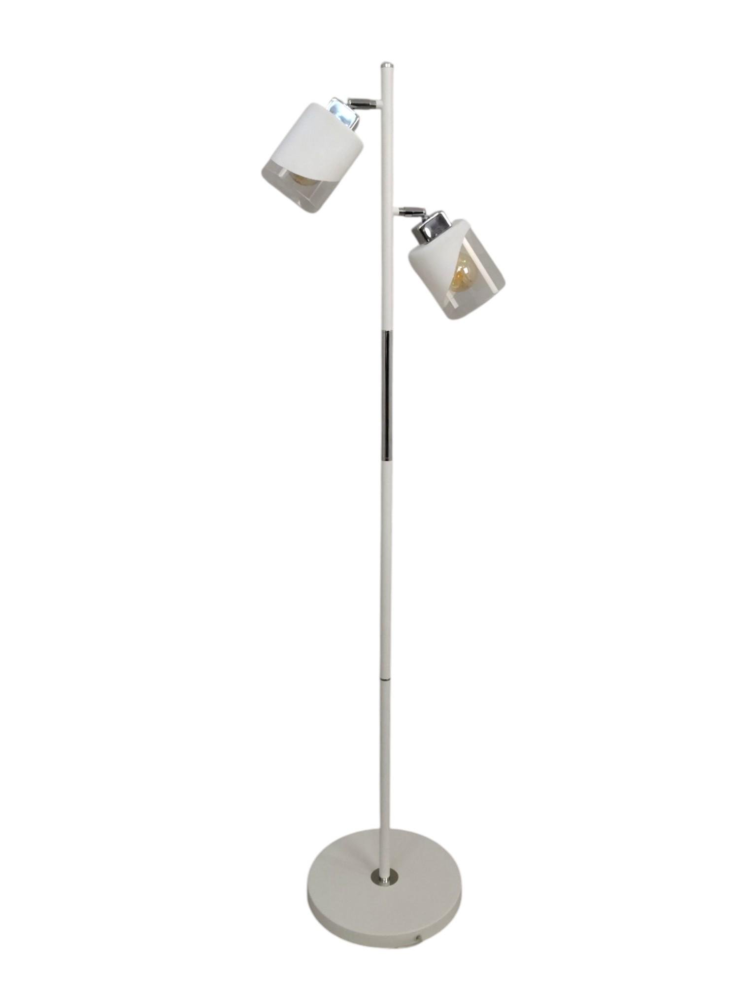 Торшер LK-727F/2 E27 WH+CH (25-427)