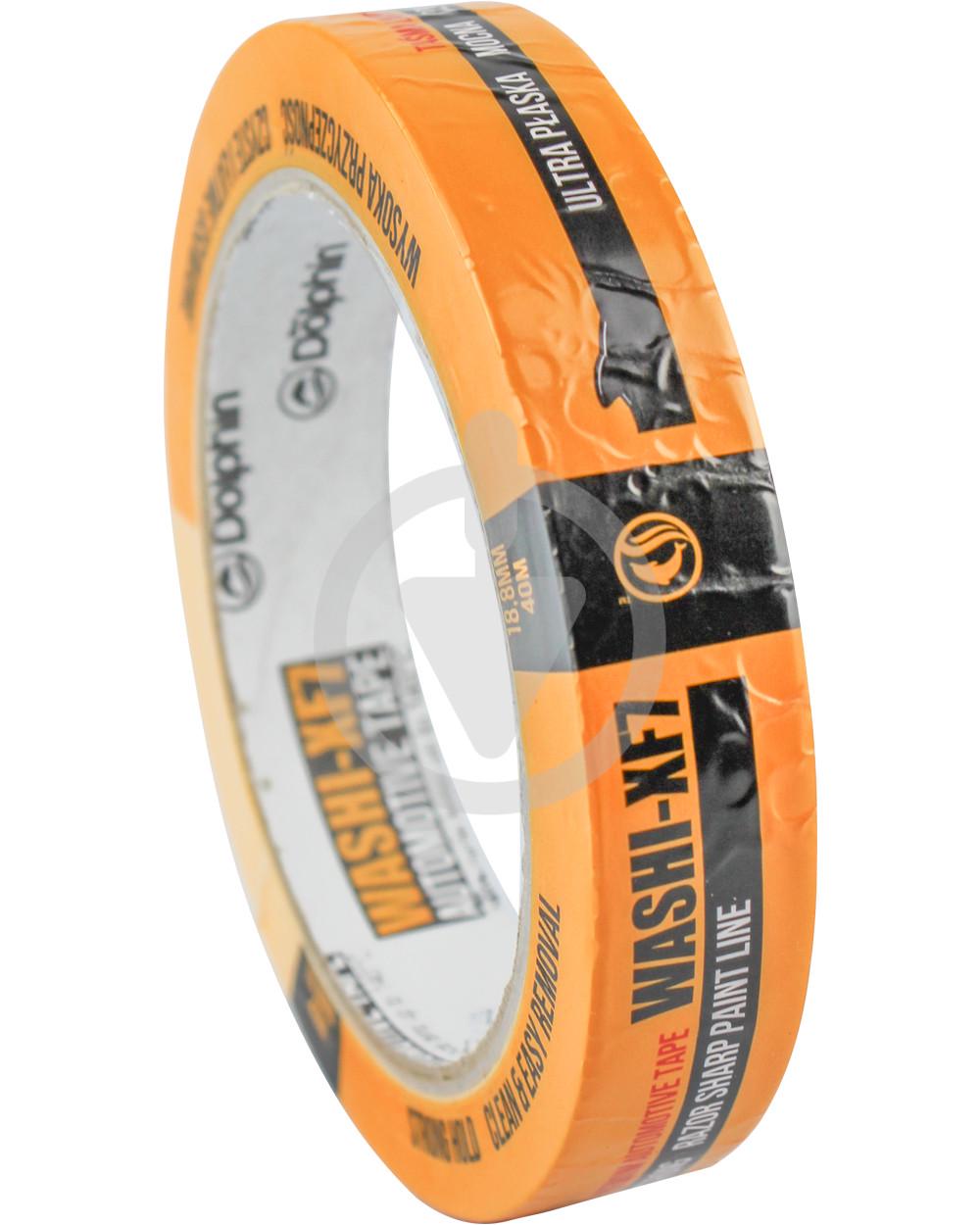 Стрічка малярська Dolphin WTXF7 55385 18.8 мм х40 м для фарбування автомобілів Жовтий (4f233c14-046f-11ef-80db-be1fbb0e3944)