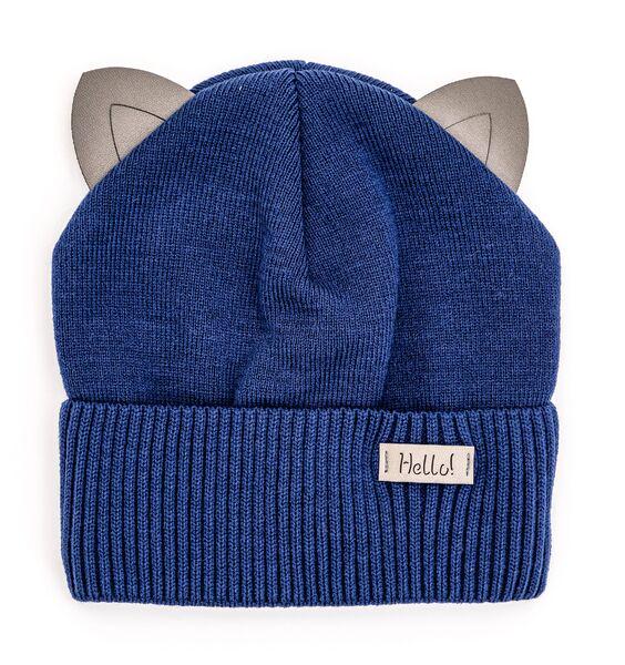 Шапка детская для мальчиков Карл D851 флис 44-48 см Бирюзовый