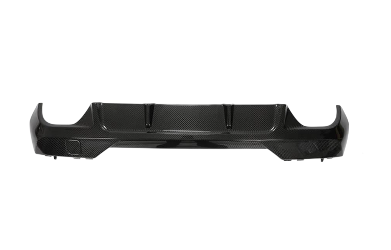Диффузор заднего бампера DDCarbon V2 M-Sport для BMW 4 серия G22/23/26 2020- гг. натуральный карбон сухой (136958)