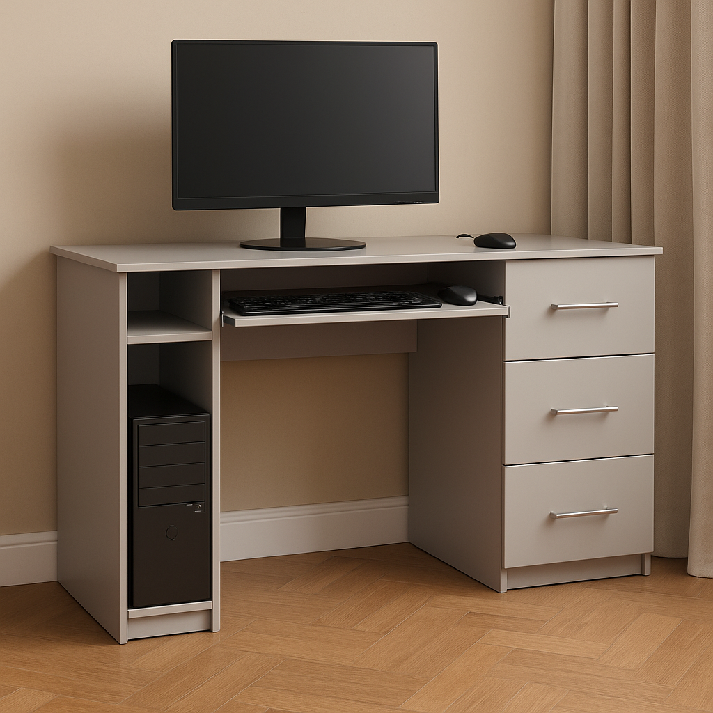 Стіл комп'ютерний СК1 3Я SENAM 780х1400х600 мм ДСП Кашемір