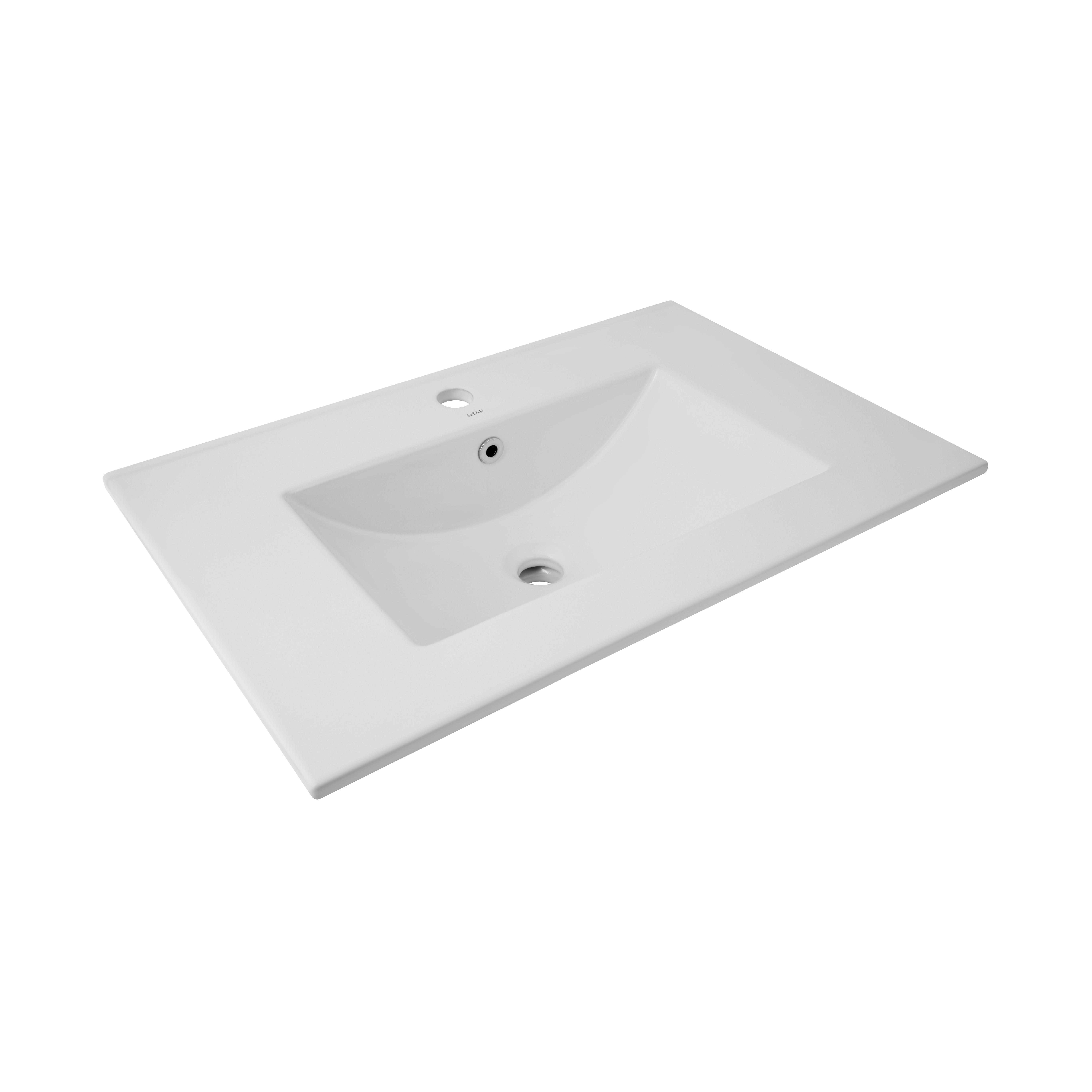 Раковина Qtap Albatross 720x460x180 мм без донного клапана White (QT01113070CW)