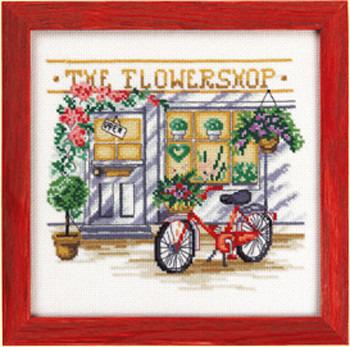 Набор для вышивания крестиком Permin 92-8101 The flowershop (23366)