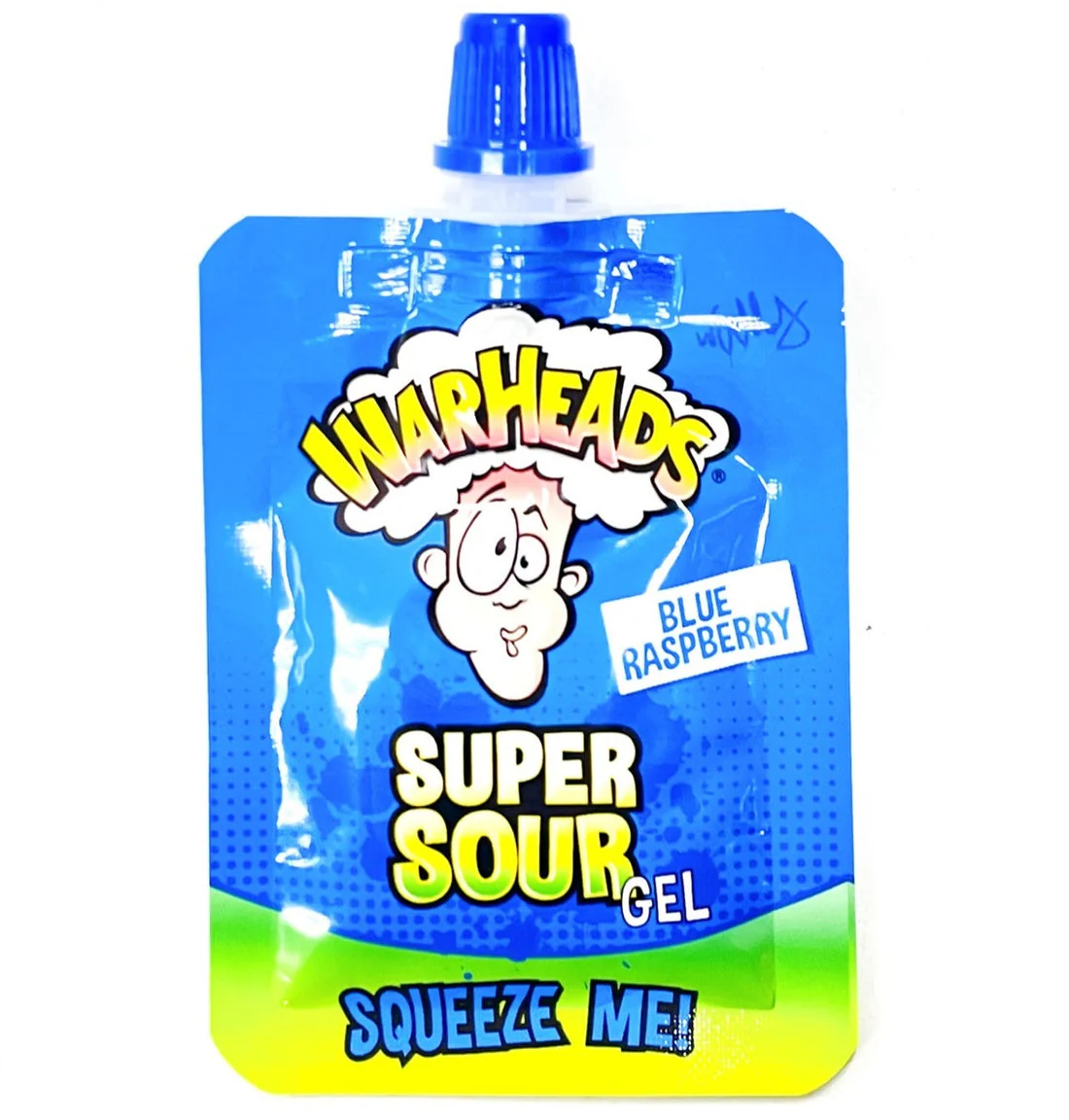 Цукерка желейна Warheads Super Sour Squeeze Me Gel Blue Raspberry 20 г (eragfvdgrbsd)