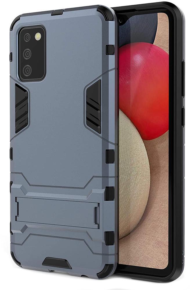 Противоударный чехол Transformers для Samsung Galaxy A02s A025 (бампер трансформер) Graphite (21488-40)