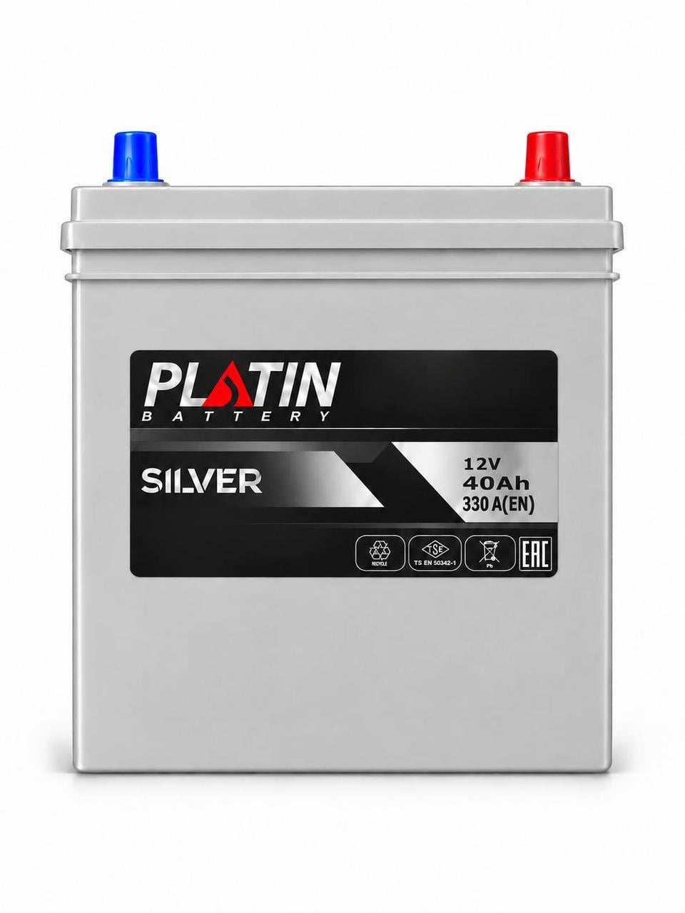 Акумулятор автомобільний Platin Silver Asia 40 Ah 330A R+ 12V (3212857839)