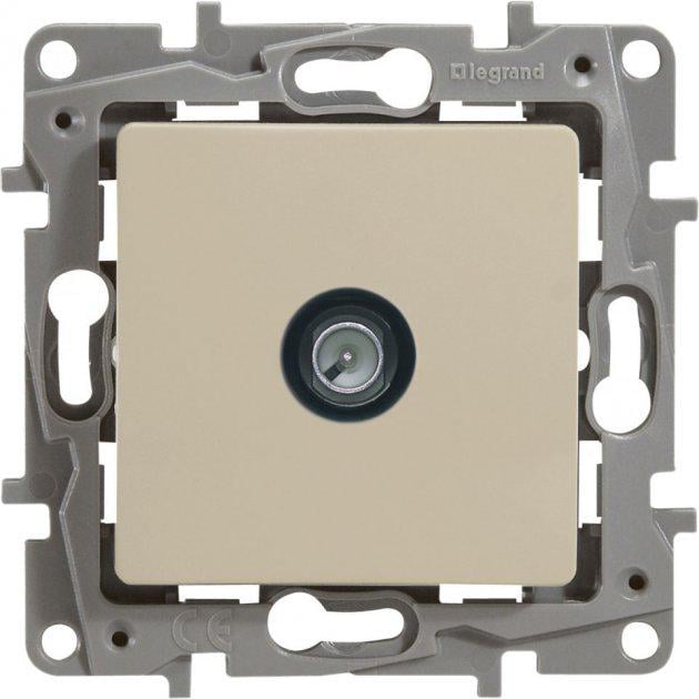 Розетка TV одиночная Legrand 672351 Etika пластиковая для врезного монтажа Слоновая кость