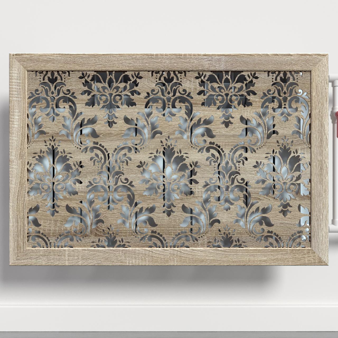 Решетка-экран на батарею SMARTWOOD 1500 Дуб Сонома (R20445111)