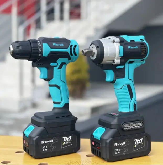 Набор аккумуляторного инструмента в кейсе SET 252 гайковерт с реверсом TW 20/350 и шуруповерт 450-1700 об/мин CD 20/50 Набор аккумуляторного инструмента в кейсе SET 252 гайковерт с реверсом TW 20/350 и шуруповерт 450-1700 об/мин CD 20/50