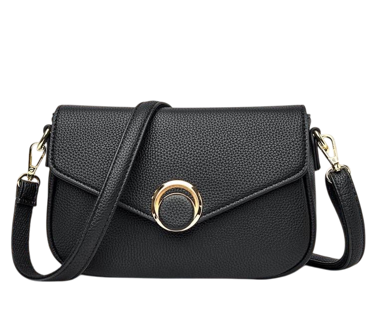 Сумка жіноча з натуральної шкіри Counter Чорний (2548907642)