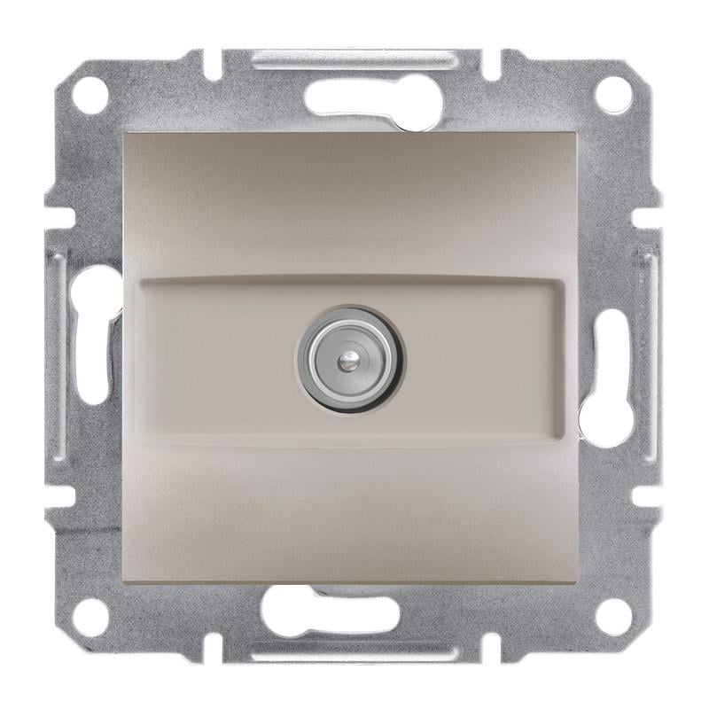 Розетка проходная Schneider Electric Asfora ABS TV 4dB Бронзовый (EPH3200269)