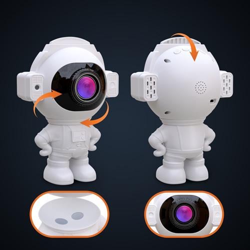 Ночник-проектор 3D MGY-141 Astronaut Bluetooth з пультом - фото 5